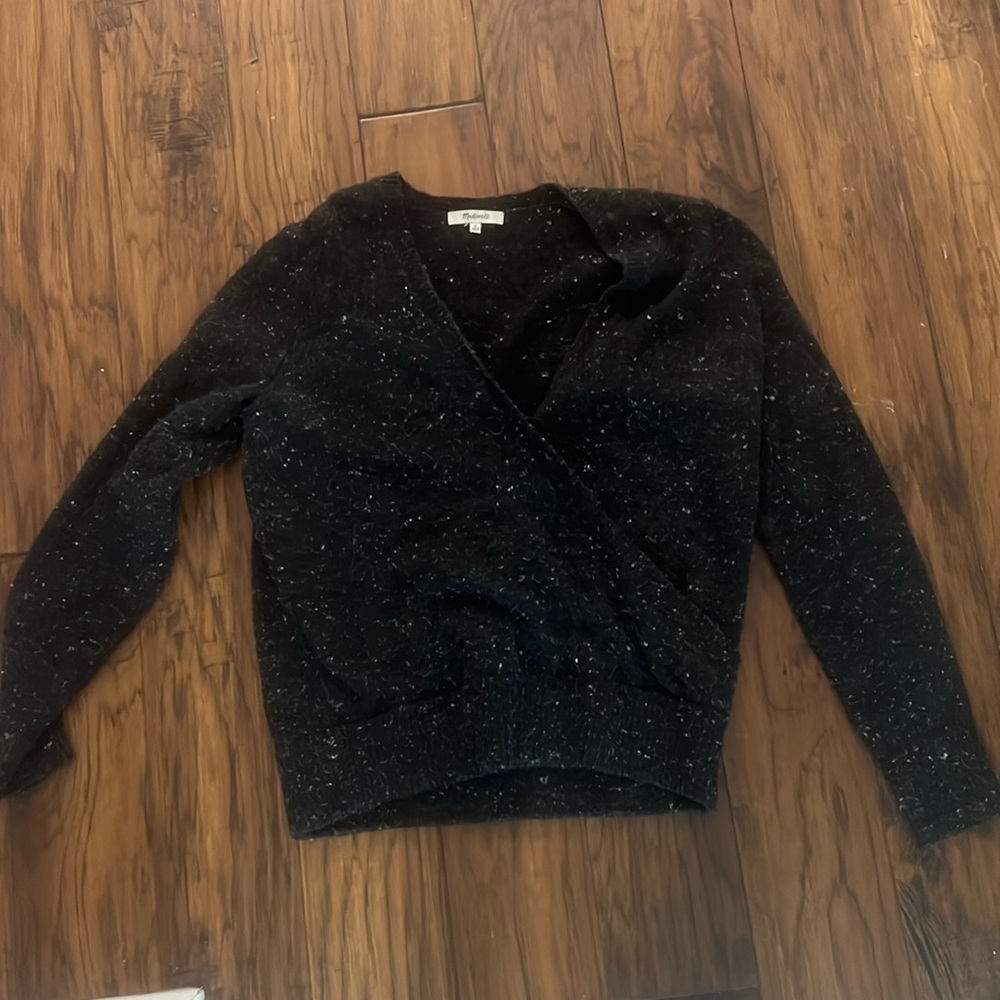 Madewell medium cross over sweater